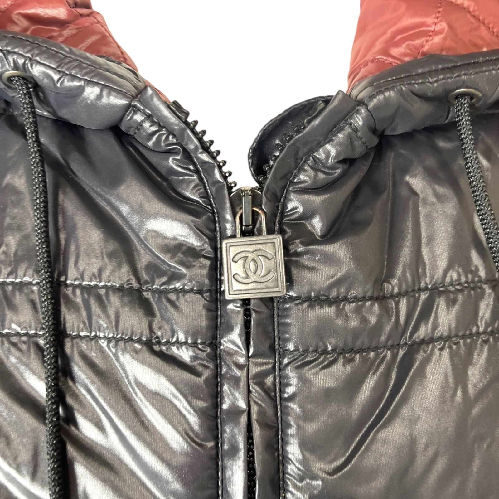 ○ 美品 シャネル CHANEL ビッグ ココマーク ブルゾン ジャンパー 上着 