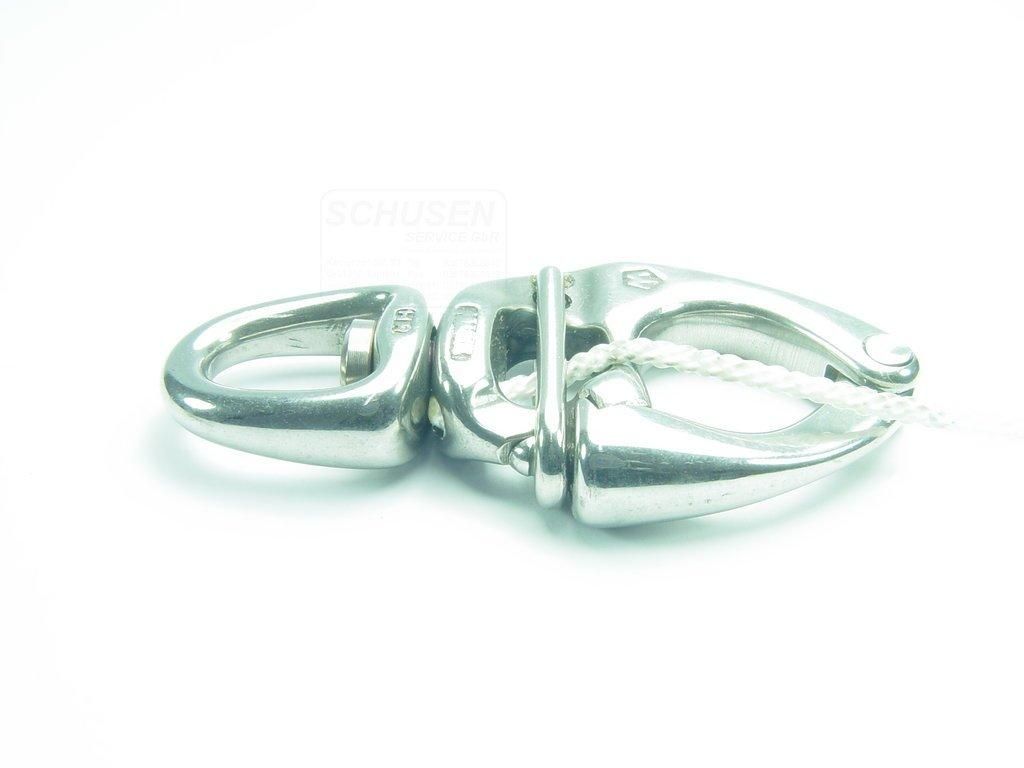 2営業日で発送 LINDEMANN Lindemann WICHARD クイックリリース スナップシャックル スイベルアイ付き 80mm