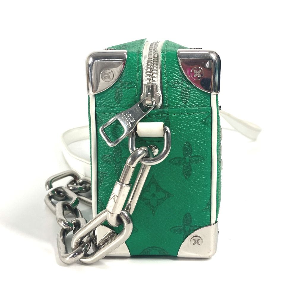 Louis Vuitton★ミニ・ソフトトランク ショルダーバッグ green LOUIS VUITTON ルイヴィトン ショルダーバッグ ミニ ソフト