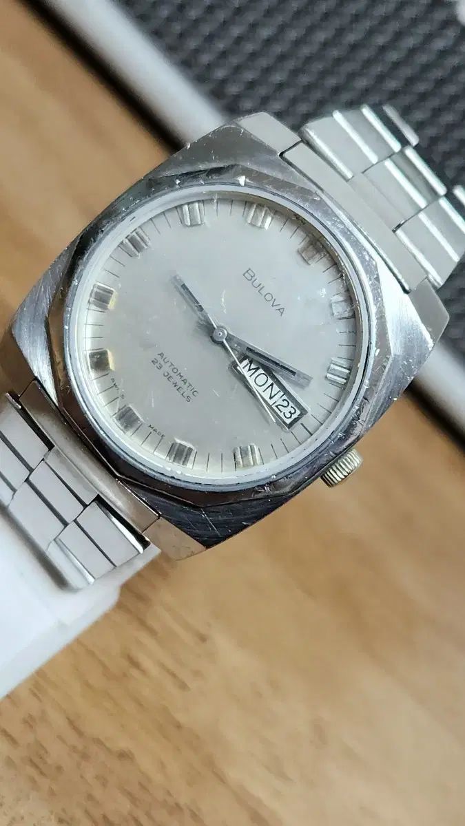 ブローバ bulova ヴィンテージ オクタゴン オートマティック メンズ ブランド時計