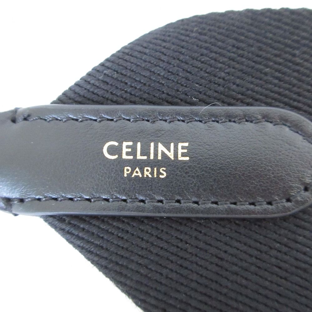 新品同様 CELINE セリーヌ ロゴジャガード ショートストラップ