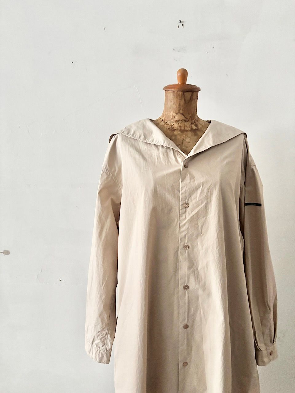 ORCIVAL コットン セーラー ロングシャツドレス