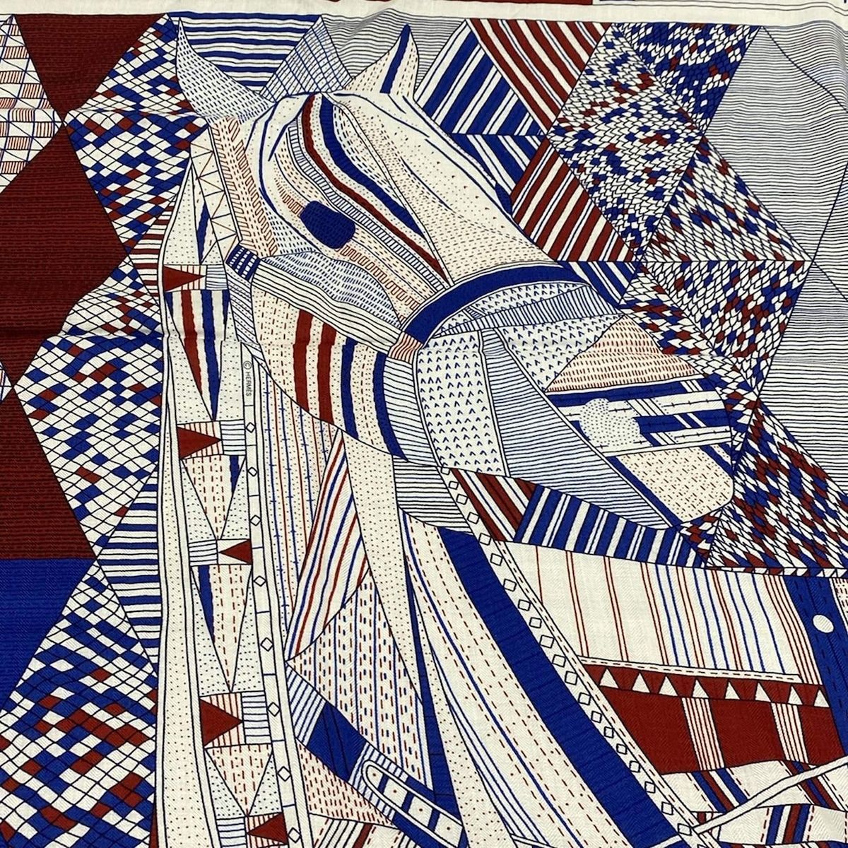 HERMES(エルメス) ストール(ショール)美品 カレ140,カレジェアン  