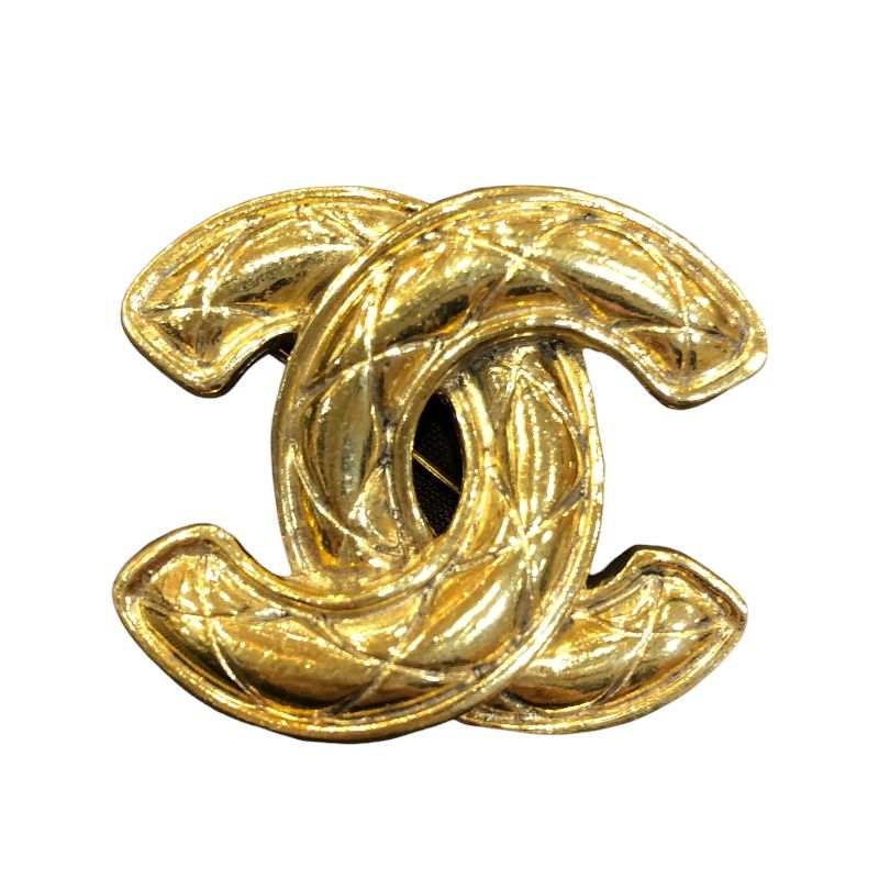 シャネル CHANEL ココマークブローチ ゴールド メタル ユニセックス ブローチ