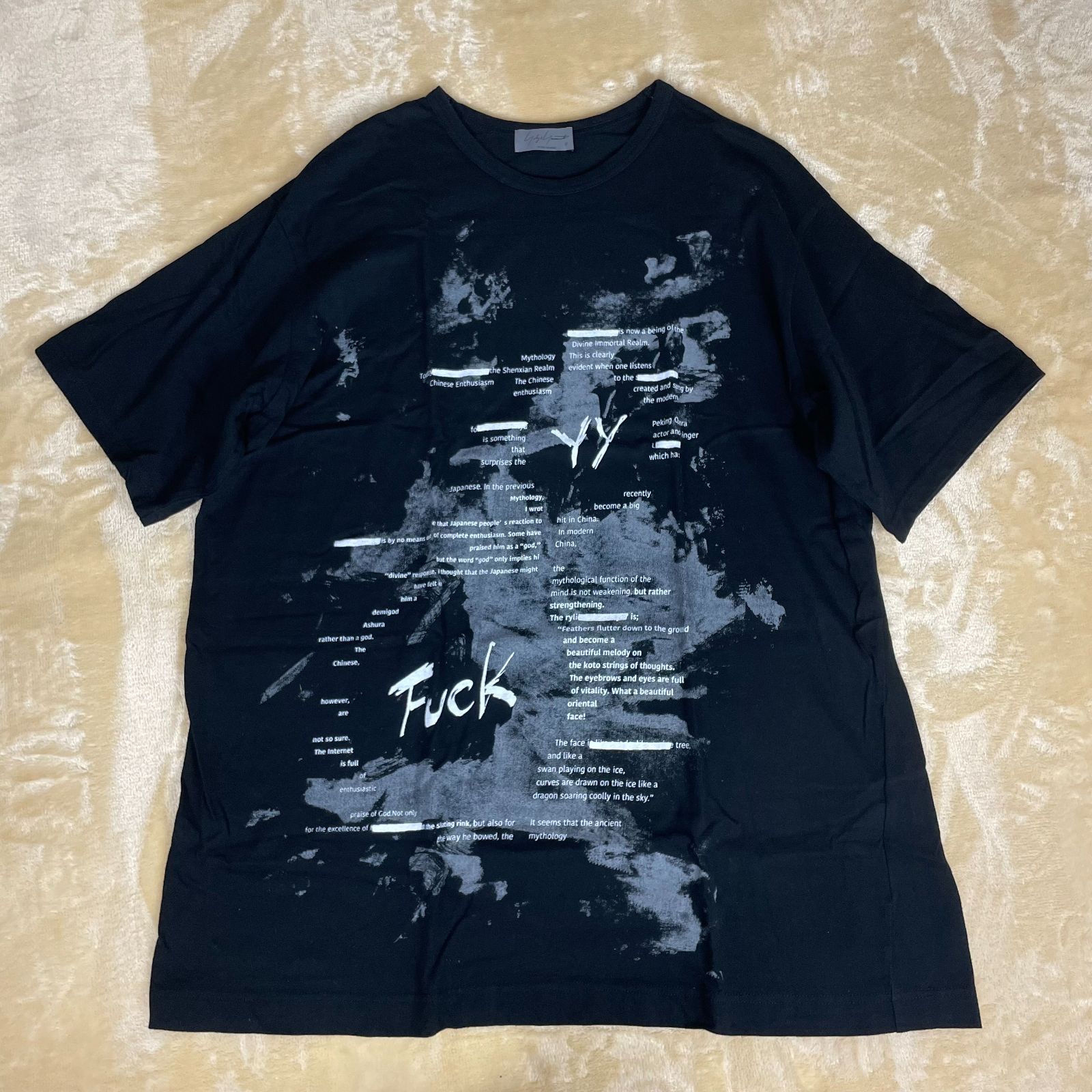 【希少】ヨウジヤマモトプールオム ピグメント オーバーサイズTシャツ