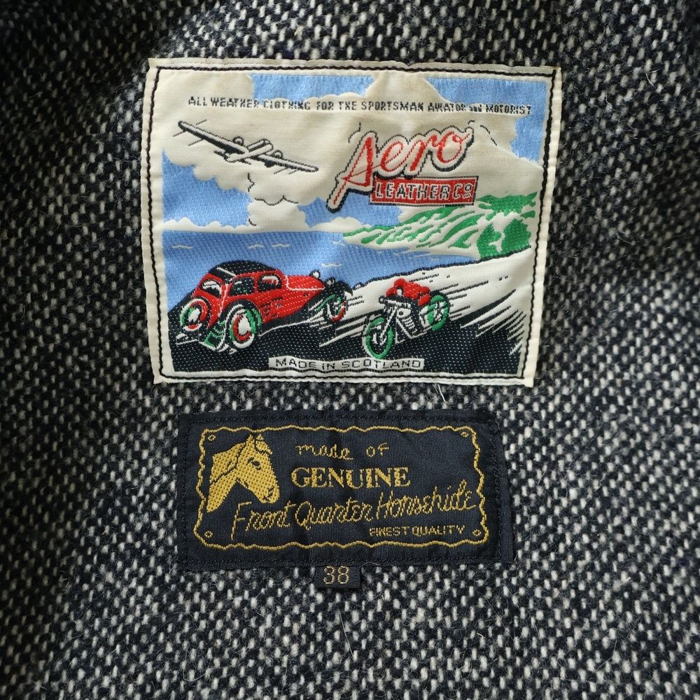 ホースハイド ジップアップ