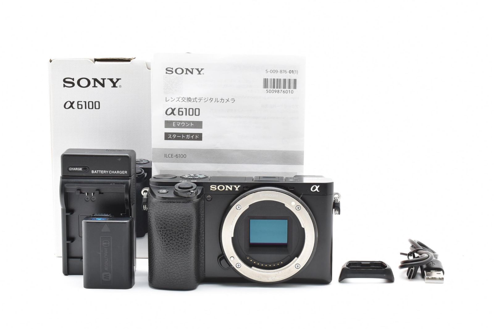 シャッター回数48193回！□美品□ SONY α6100 ボディ ブラック ILCE