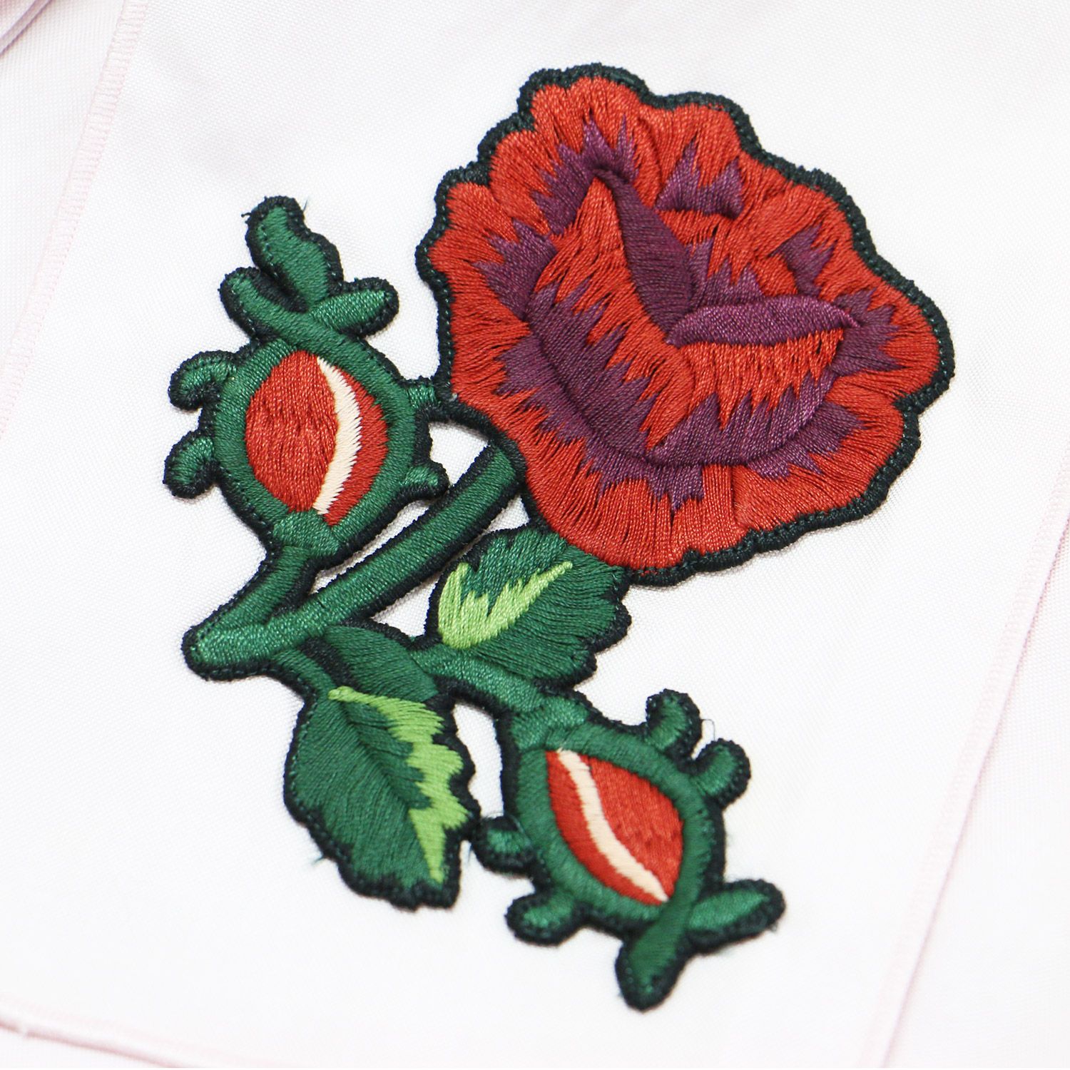 GUCCI グッチ シャツ ピンク サイズ:38(XS) | リボン 刺繍
