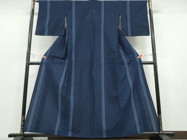 平和屋着物∴夏物 浴衣 間道 綿 CAAY4644ng