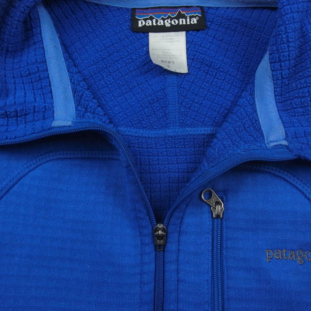 【値下げ】Patagonia R1フリース ハーフジップ XS　ライトブルー 500_40069_OBPL .jpg