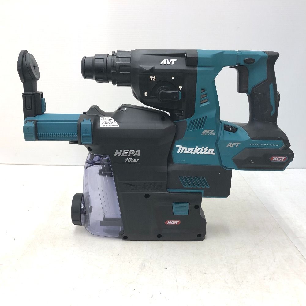 makita マキタ 40Vmax対応 28mm 充電式ハンマドリル SDSプラス 青 無線連動対応 ケース 集じんシステムセット HR001GZKV