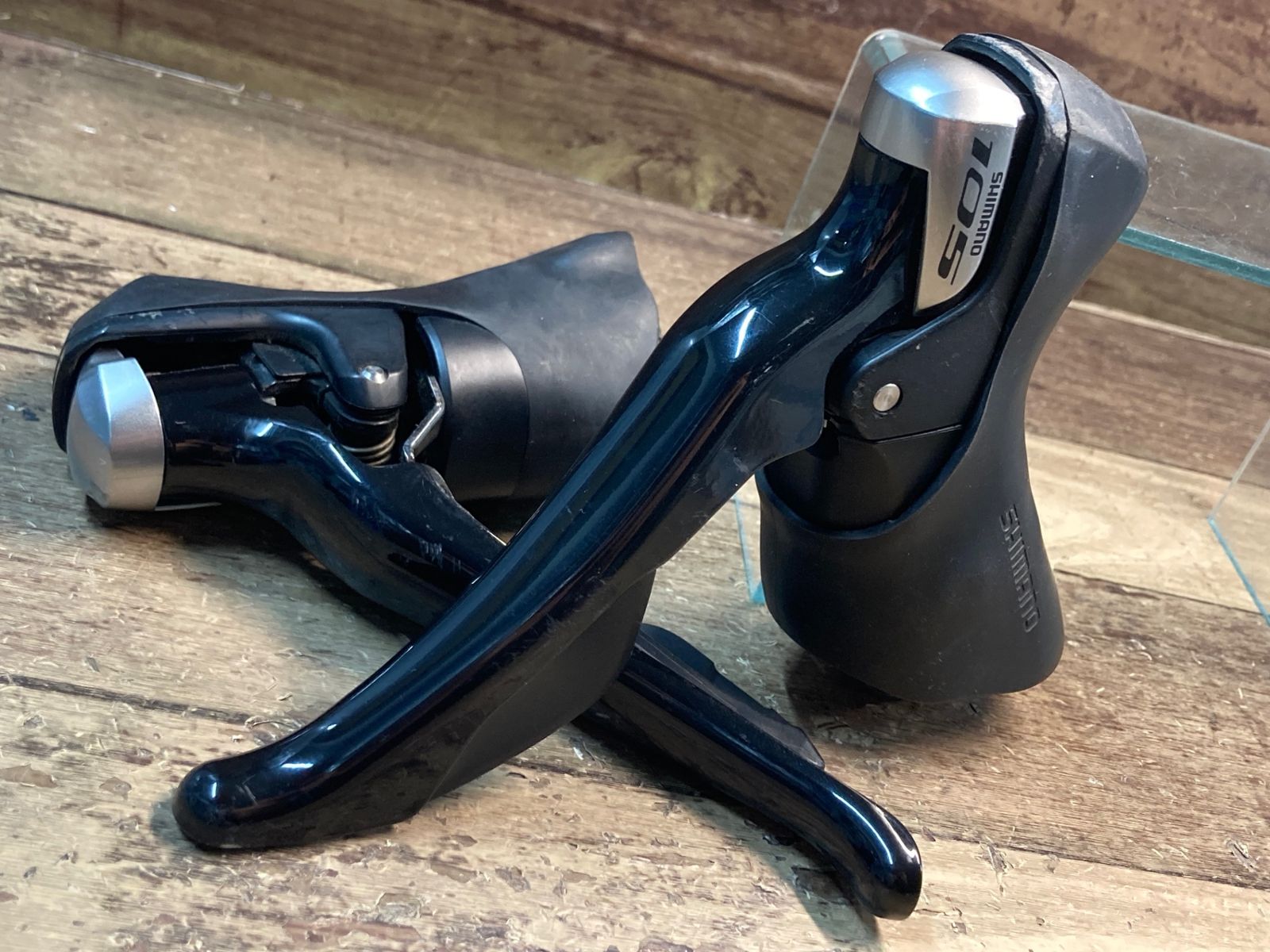 【貴重】SHIMANO 105 ST-5800 STI シフトレバー 2×11 Shimano 105 ST-5800 11-Speed STI Shifters - Components