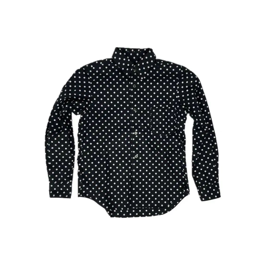 COMME des GARCONS コム デ ギャルソン 黒 ドット シャツ