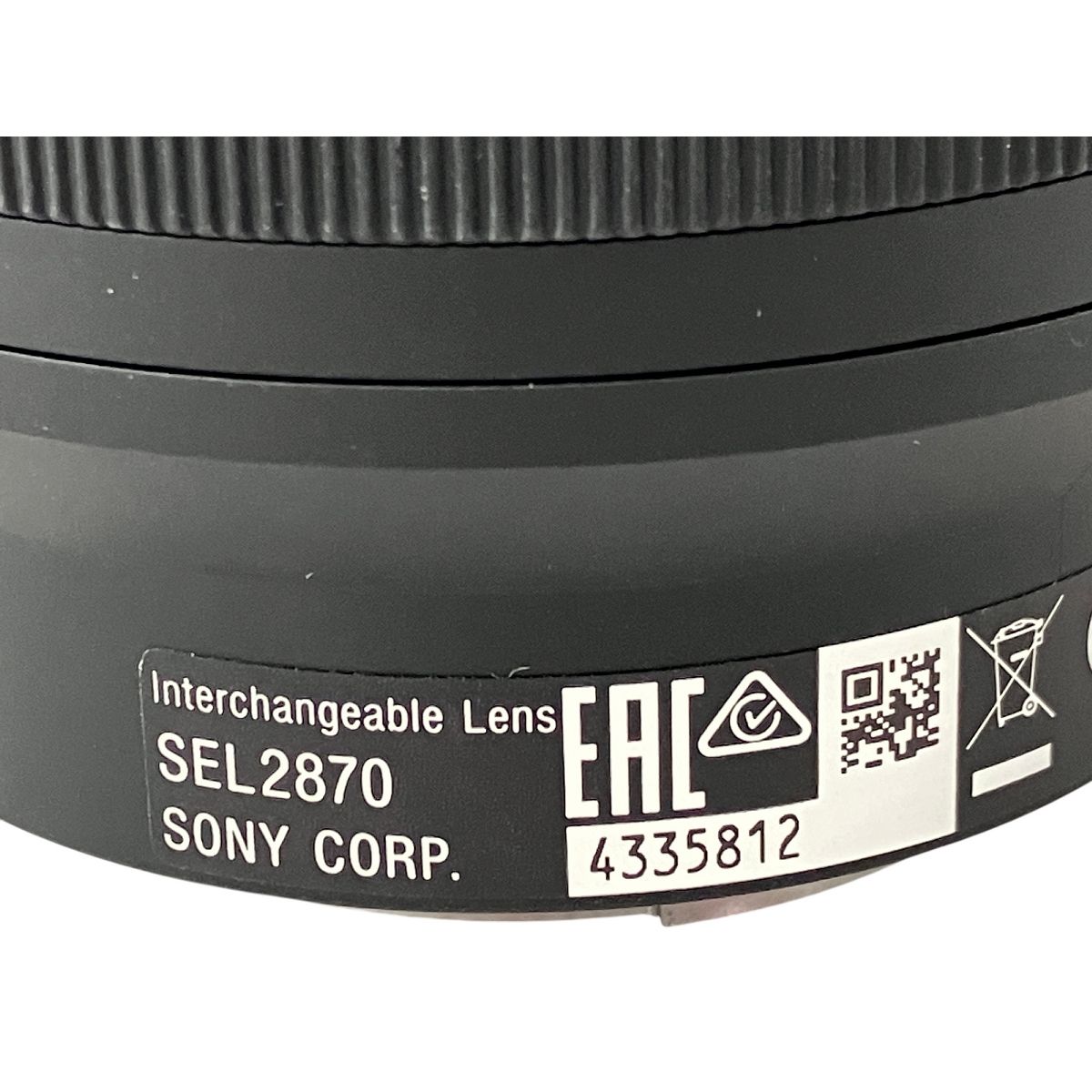 ✳ジャンク品 SONY SEL2870 SONY FE 28-70mm F3.5-5.6 OSS SEL2870 レンズ フード付き