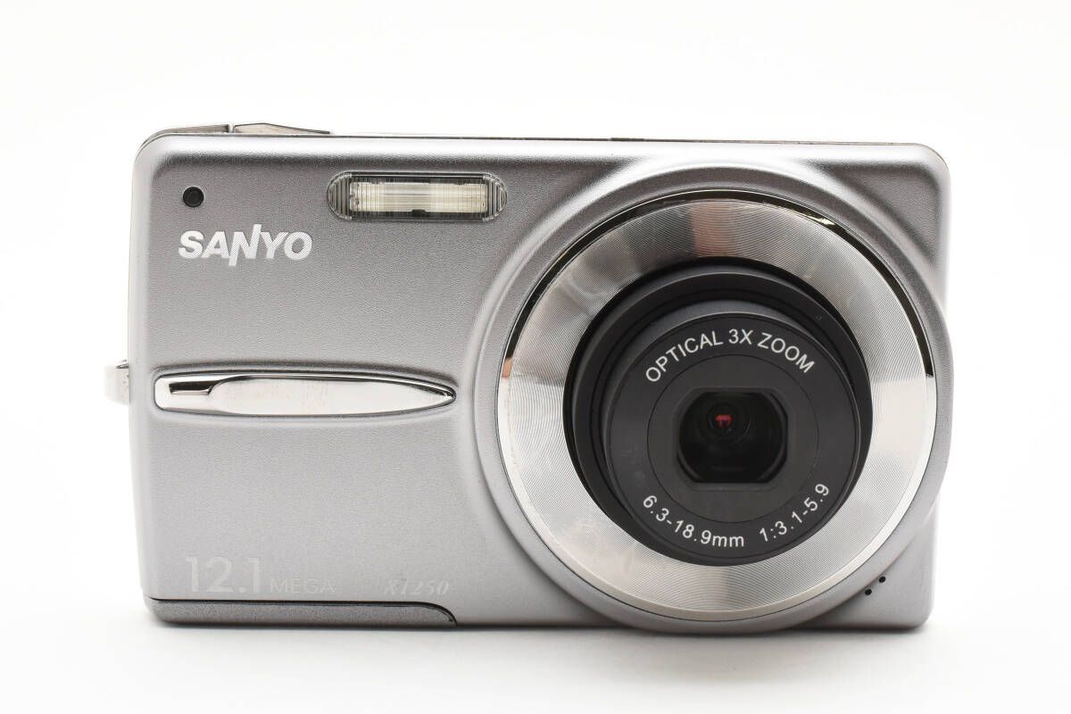 SANYO DSC-X1250 ダークシルバー 各種動作良好 付属品充実 SANYO DSC-X1250