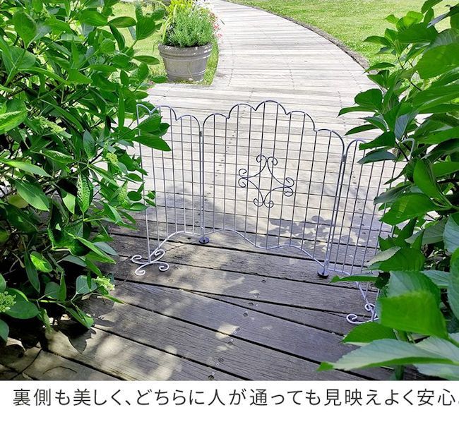 折り畳み式アイアンゲート アイアンフェンス ペットゲート ガーデン 134 WWW_GEBZETESISAT_COM_TR