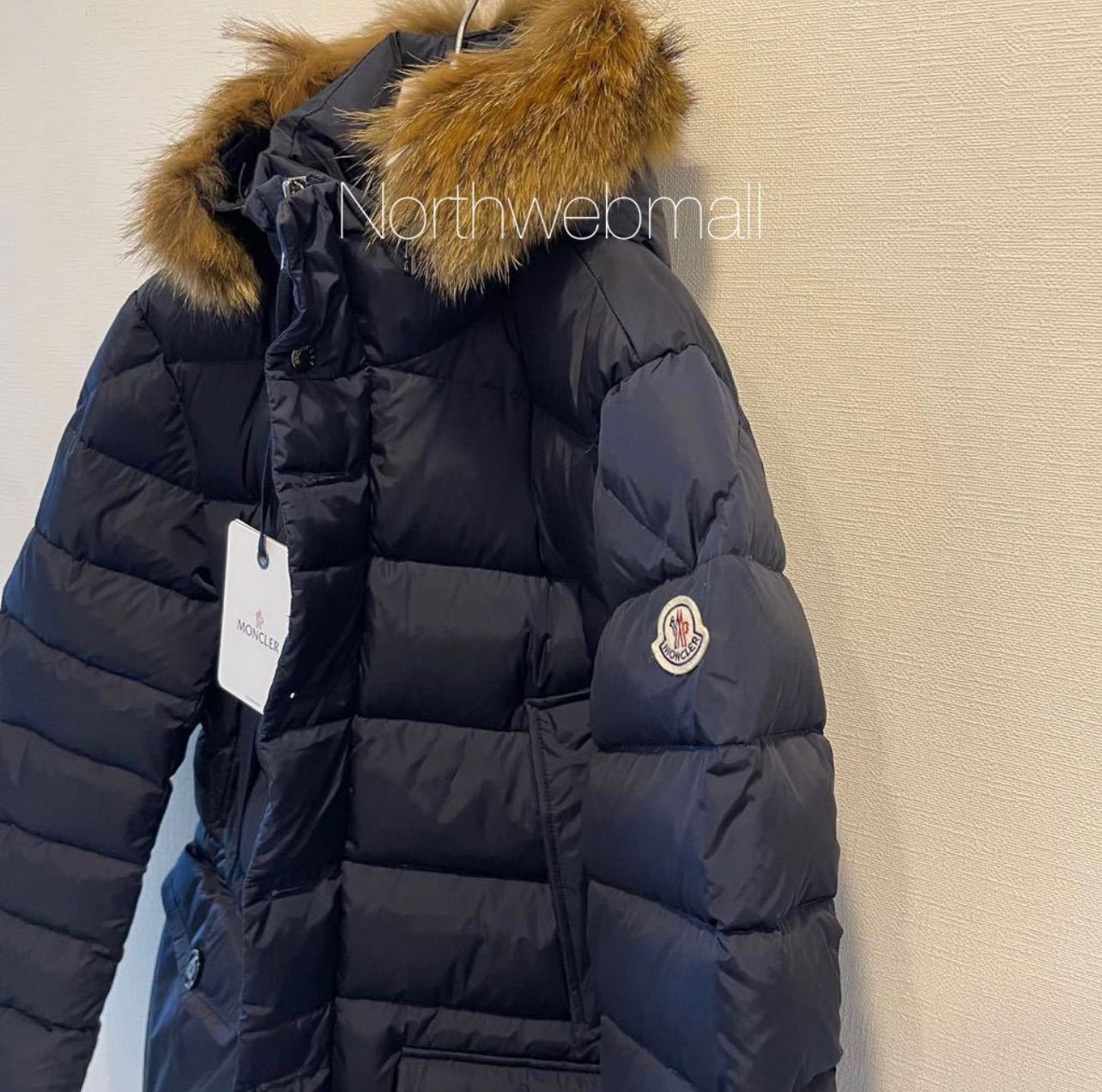 Moncler cluny Navy クルーニー モンクレール - メルカリ