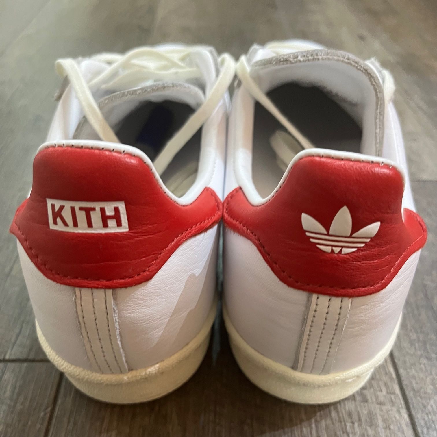 国内正規 KITH × adidas Campus 80s White/Red キス