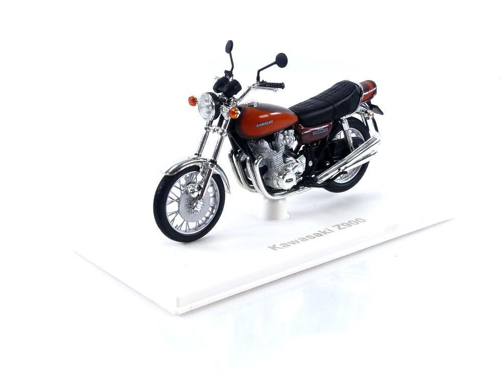 35P　プロモ 新品 NOREV カワサキ Z900 73 ブラウン/オレンジ 1/18 182031