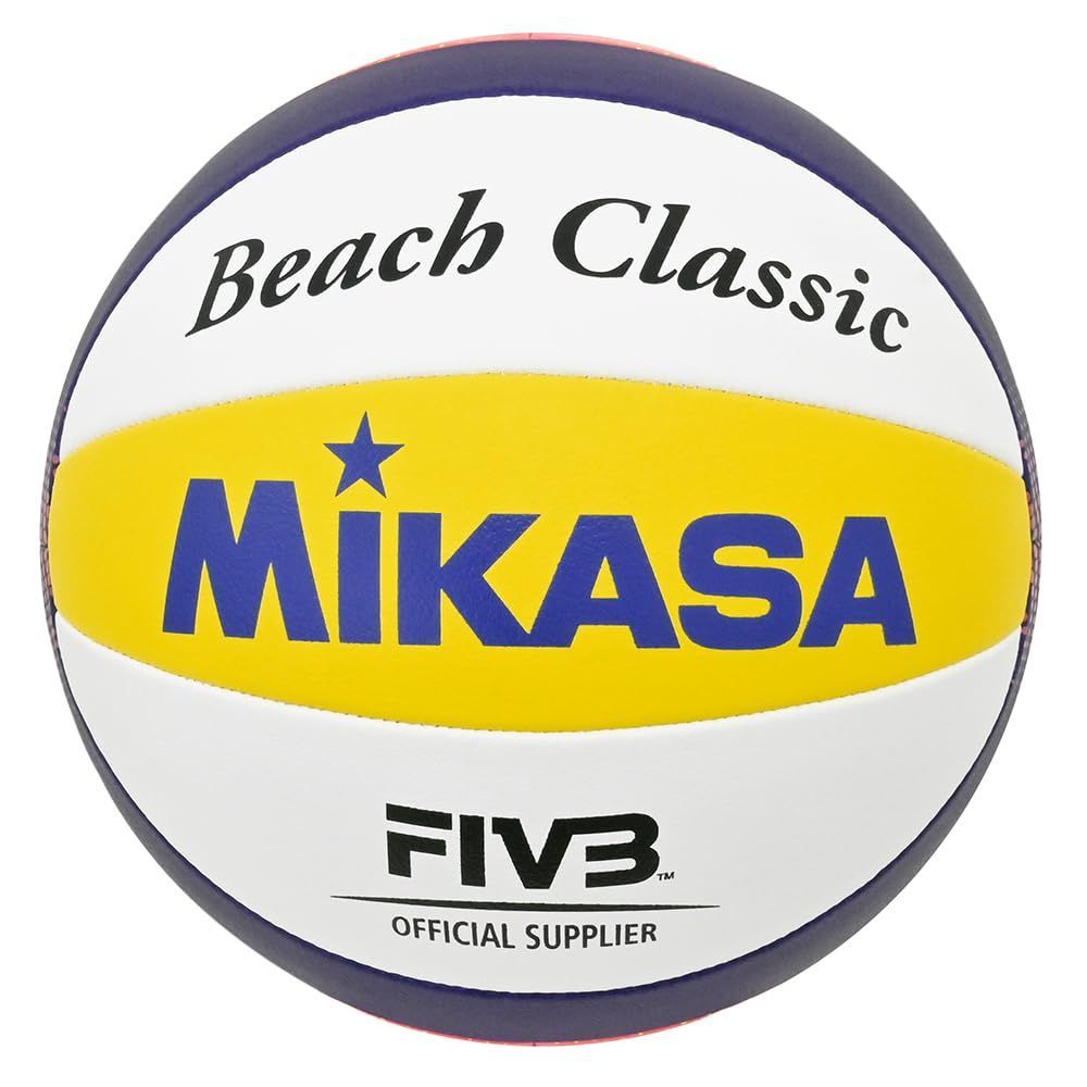 ミカサ MIKASA ビーチバレーボール 練習球 一般 大学 高校 中学 ホワイト|イエロー|ブルー|レッド BV551C-WYBR 推奨内圧0.175-0.225 kgf|?