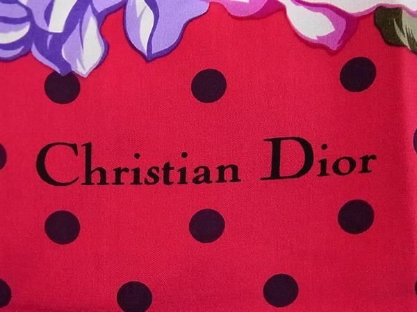 □美品□ ChristianDior クリスチャンディオール フラワー 花柄