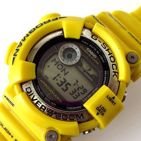 カシオジーショック CASIO G-SHOCK フロッグマン FROGMAN GF-8250 限定イエロー タフソーラー 黄 黄蛙 デジタル レア 希少