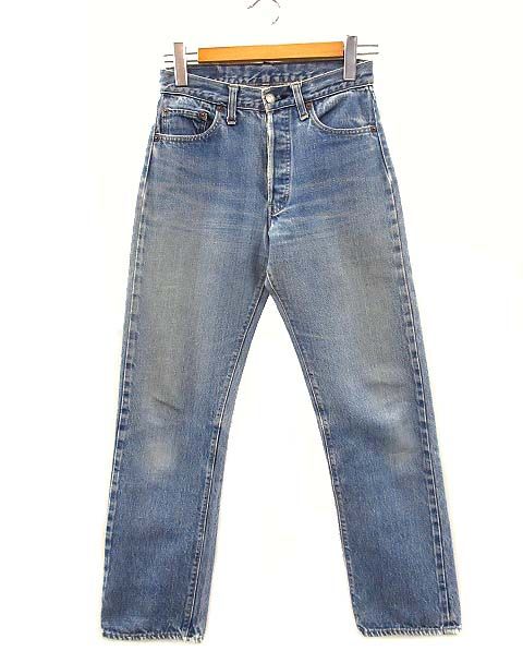 リーバイス Levi's 70s 501 66後期 オリジナル デニムパンツ 刻印6 セルビッチ ヴィンテージ ジーンズ 29