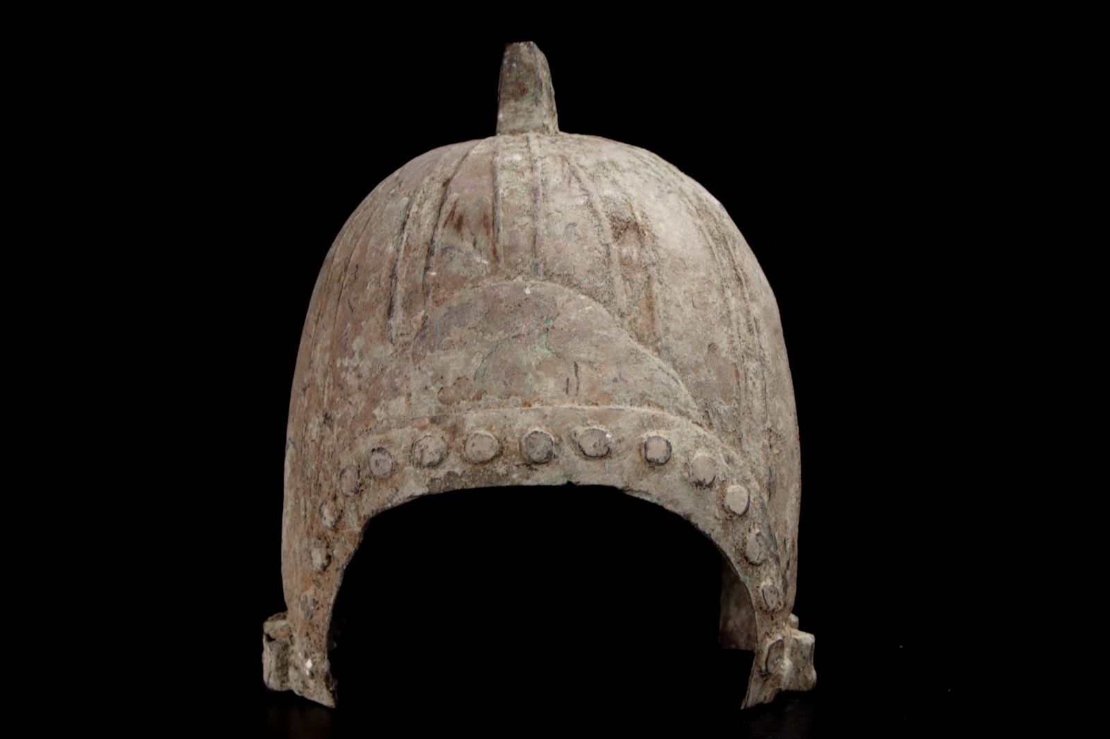 中国美術 青銅製 兜 30cm2577g 唐物 骨董 古美術 楾 S432_2-QP2 - メルカリ