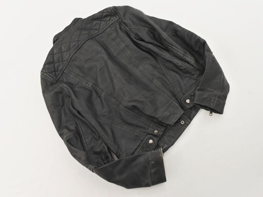 コントワーデコトニエ黒 スエード ライダースジャケット　美品！ COMPTOIR DES COTONNIERS コントワーデコトニエ 羊革 ライダース