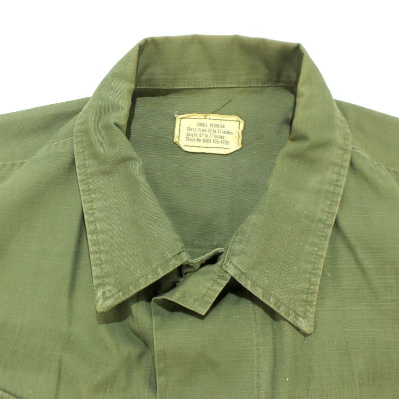 60s USA製 vintage U.S.ARMY 4th ジャングルファティーグ