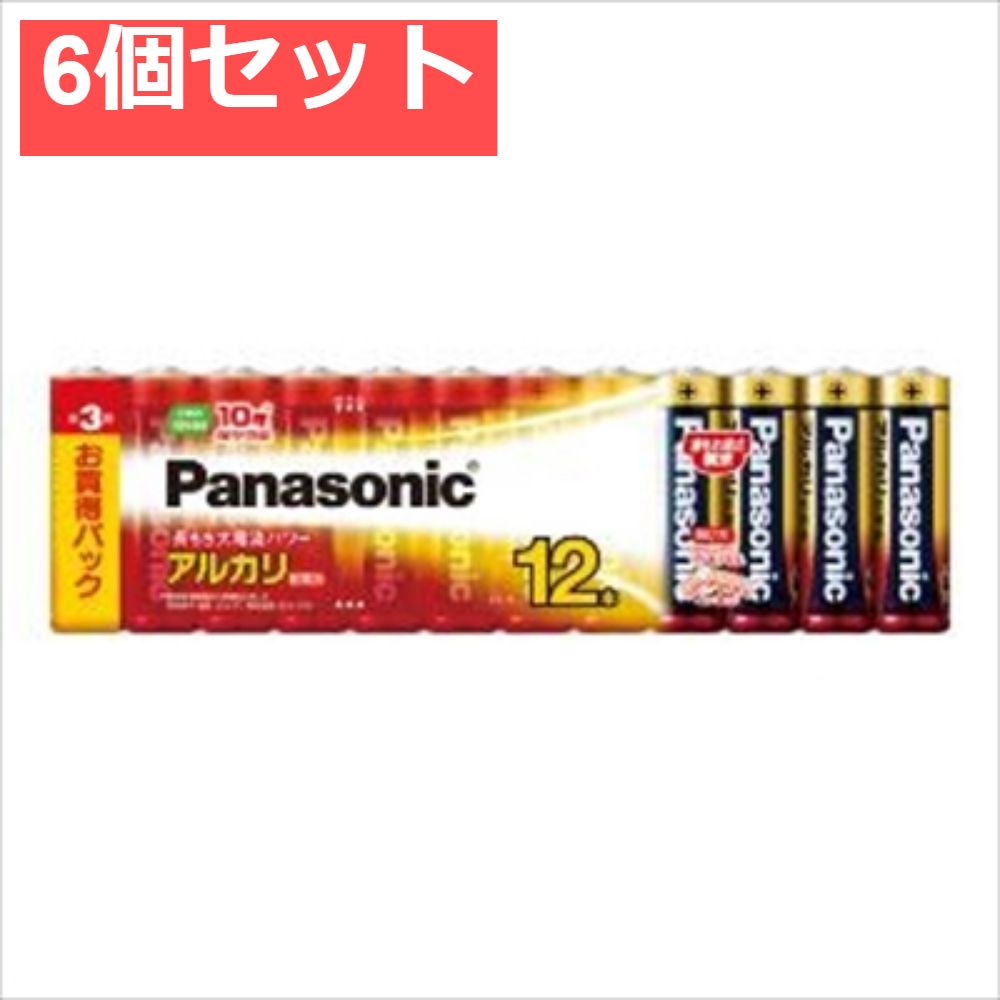 LR6XJ 12SW アルカリ単三12P 6個セット まとめ売り