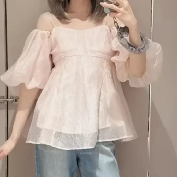 LILY BROWN 【新品未使用】3wayシアージャガードペプラム