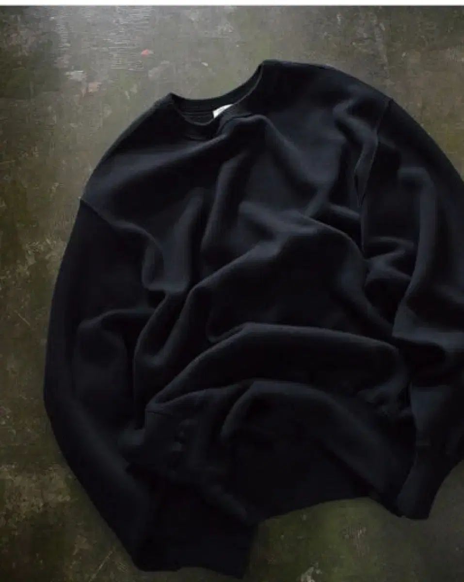5 Herill ヘリル 24AW コットンシルク 二重層 スウェット クルーネック