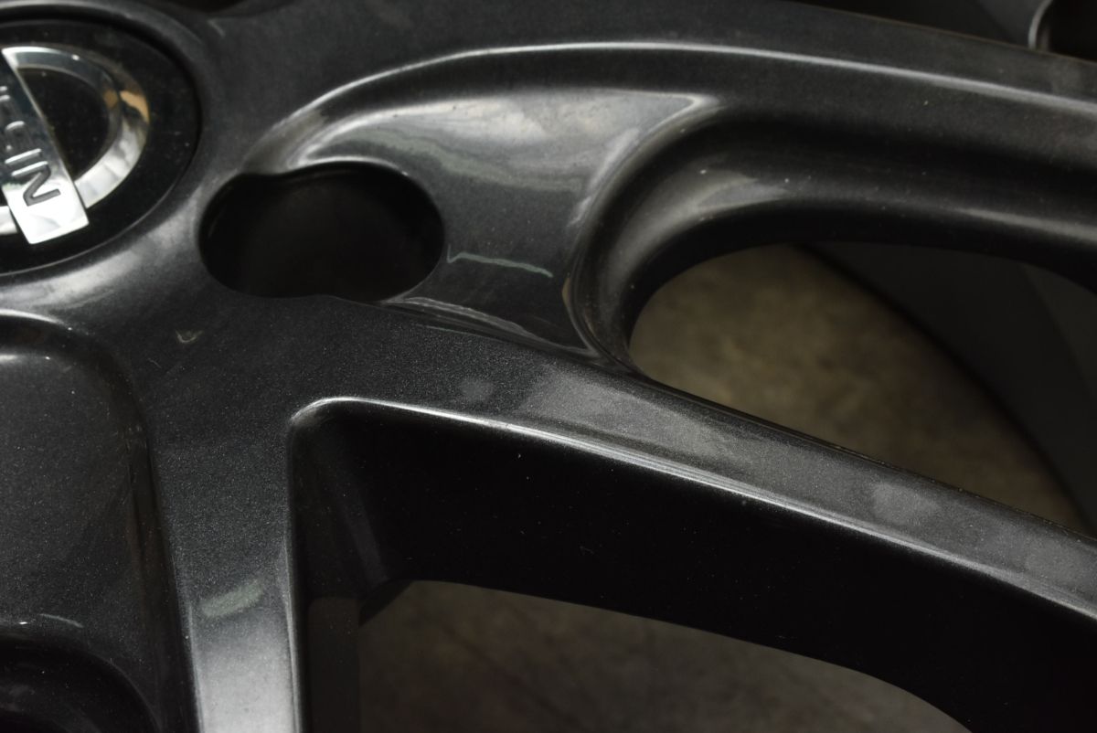 程度良好 ニッサン 純正 エスティーロ 15in 5.5J 40 PCD100 ノート オーラ デイズ ルークス サクラ ガングレーメタリック TRITUETUBI_COM