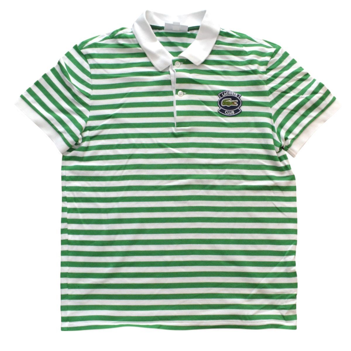 LACOSTE ラコステ オーバーサイズポロシャツ ボーダー柄 【公式通販】