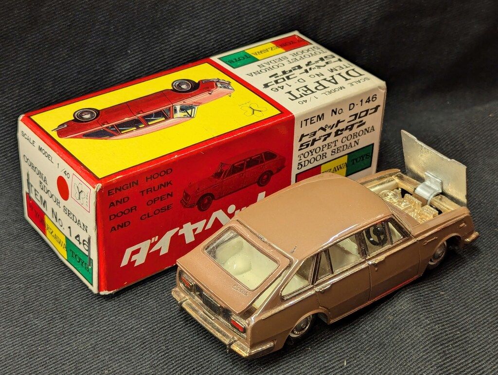 ヨネザワ玩具 1/40ダイヤペット アンチモニ トヨペットコロナ 5