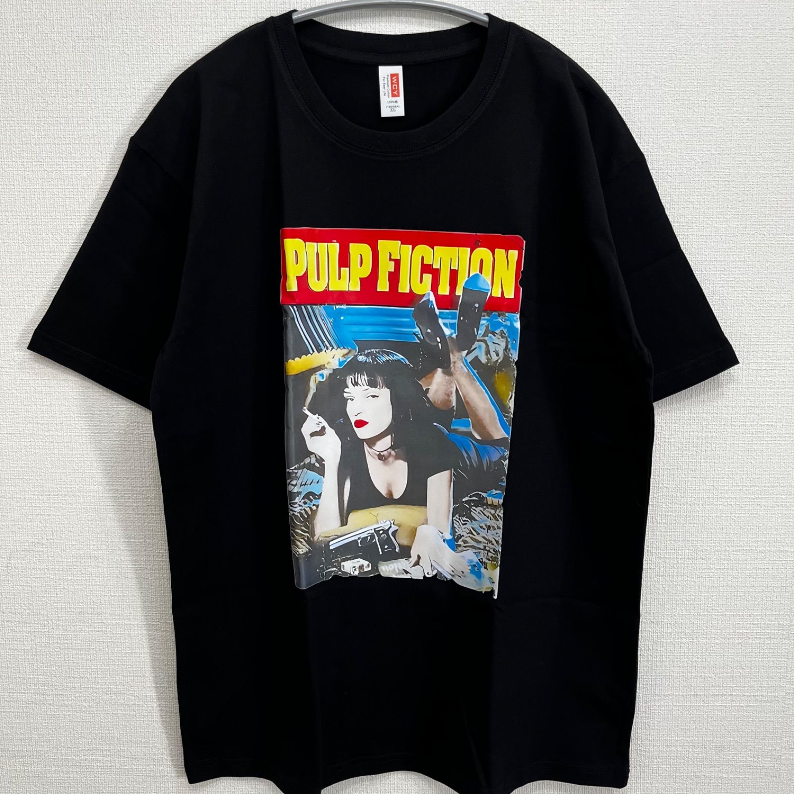 古着 90s パルプフィクション 半袖 シャツ 映画 ムービー ブラック③ 古着 90s パルプフィクション 半袖 シャツ 映画 ムービー ブラック④