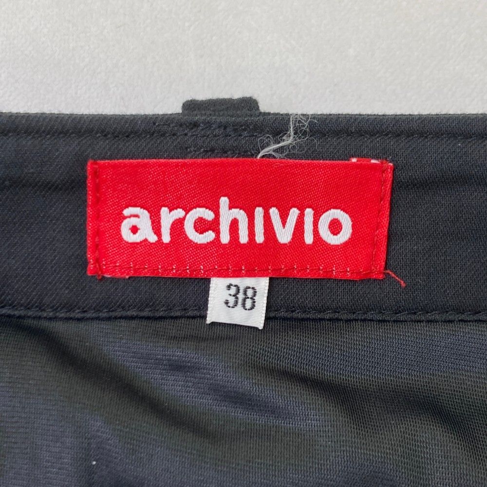 サイズ：38 ARCHIVIO アルチビオ 2023年モデル スカート ブラック系