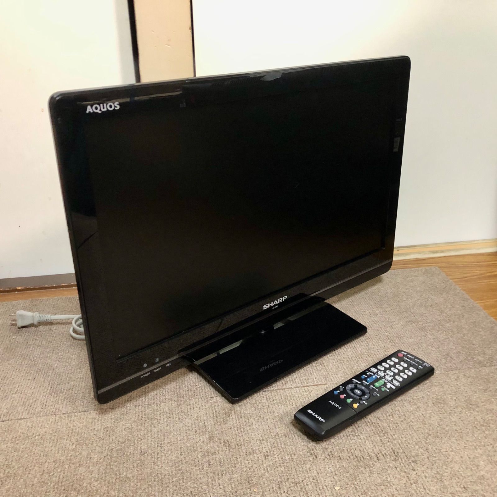 SHARP 22インチ 液晶テレビ LC-22K5 2011年製 リモコン付き