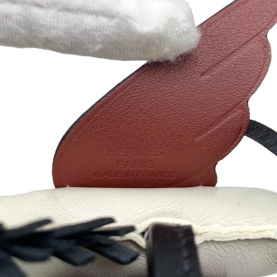 ☆E2784 エルメス バッグチャーム ロデオ ペガサス PM B刻印 チョーク