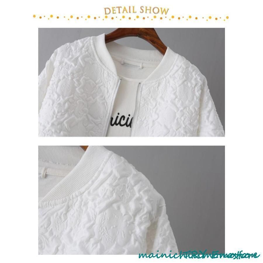 LASUD♡春使える！ノーカラーブルゾン♡新品　ライナー付 取り外しライナー付き2WAYカラー裾リブフェイクレザーブルゾン