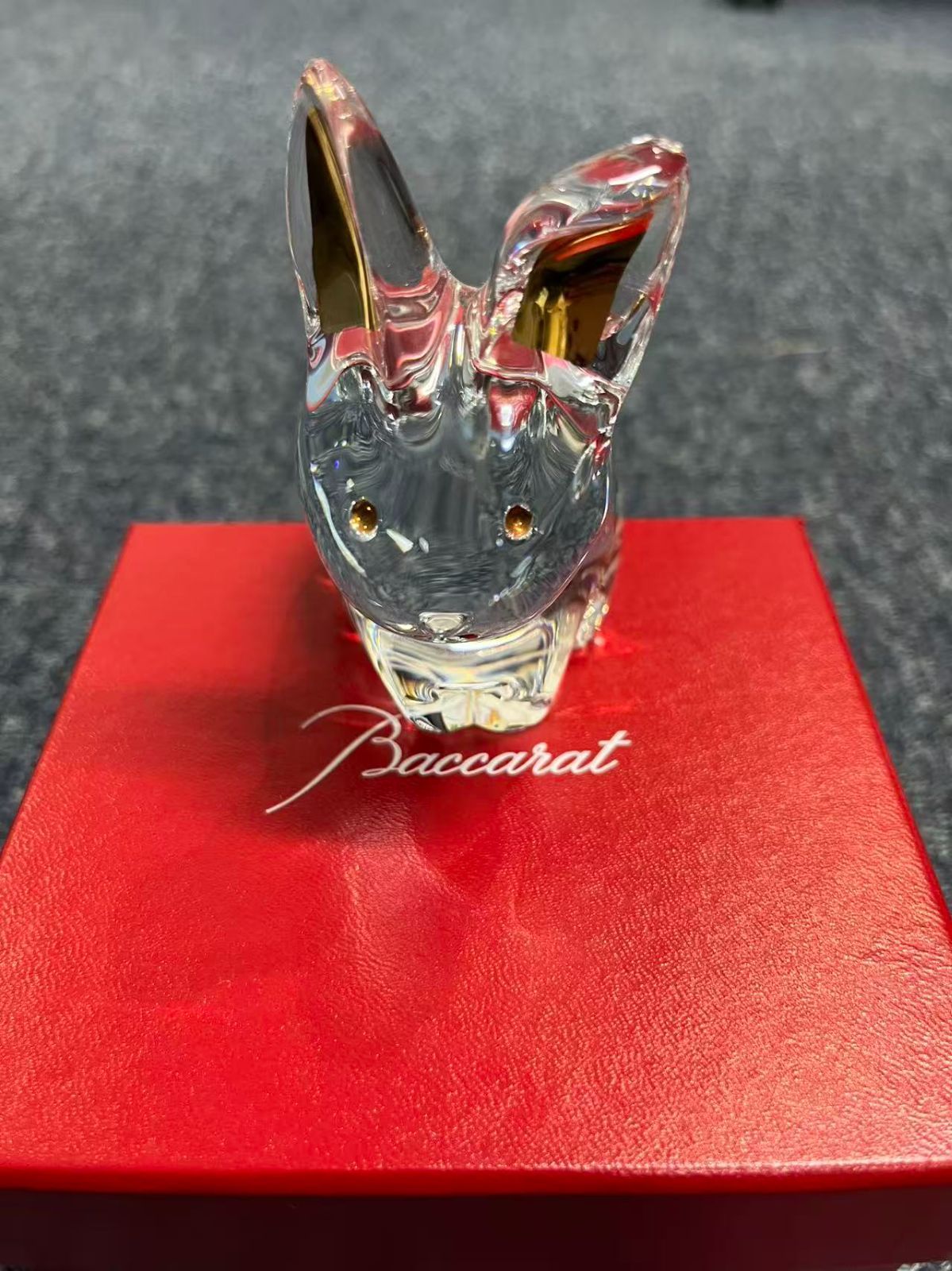 新品 Baccarat バカラ ミニマルズ ラビット ゴールド - メルカリ