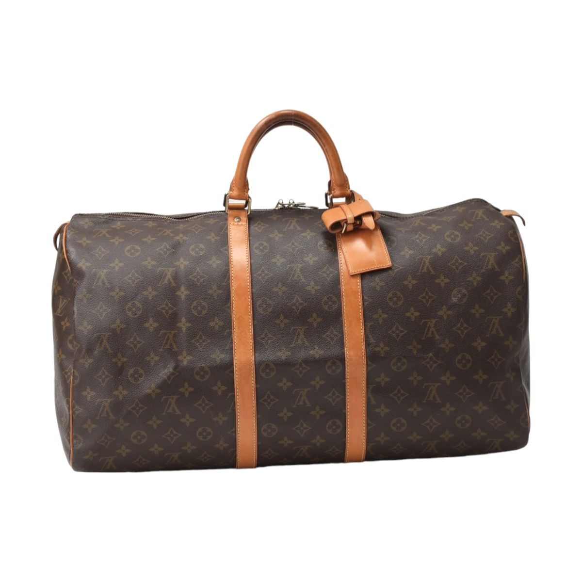 ルイヴィトン M41424 モノグラム 旅行かばん キーポル55 ボストンバッグ LOUIS VUITTON ブラウン