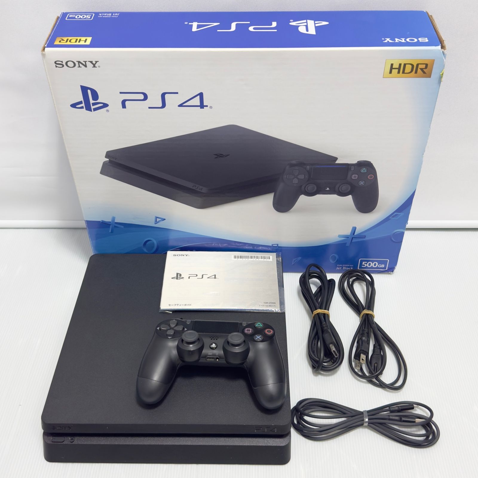 SONY PlayStation 4 ジェット・ブラック 500GB (CUH-2100AB01) - メルカリ