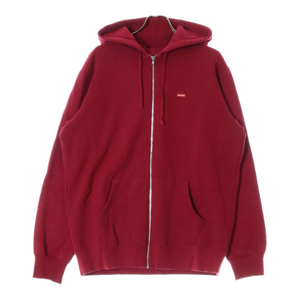 17ss Supreme フーディー パーカー レッド Lサイズ SUPREME (シュプリーム) 17SS Small Box Logo Zip Up Hooded