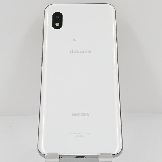 美品】docomo Galaxy a21 ホワイト スマートフォン 80%以上 SC-42A