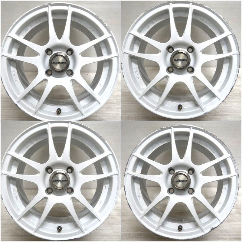 中古 14インチ アルミ DIREZZA 4本セット 不明 アルミホイール 中古 