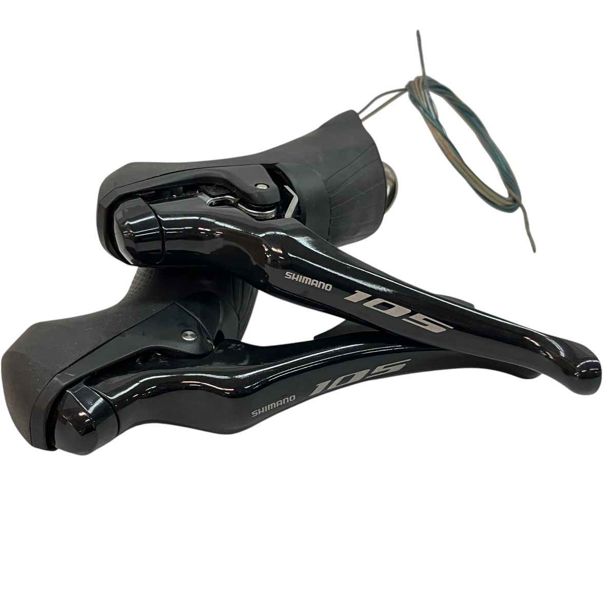 SHIMANO 105 ST-R7000 デュアルコントロールレバーリムブレーキ 左右 ペア ブラック 自転車用品 シマノ ジャンク C10091146