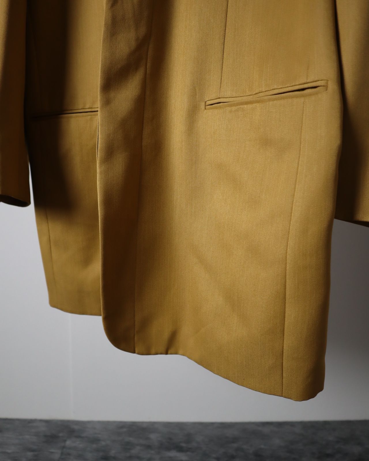 vintage】ロング シングルブレストテーラードジャケット コート