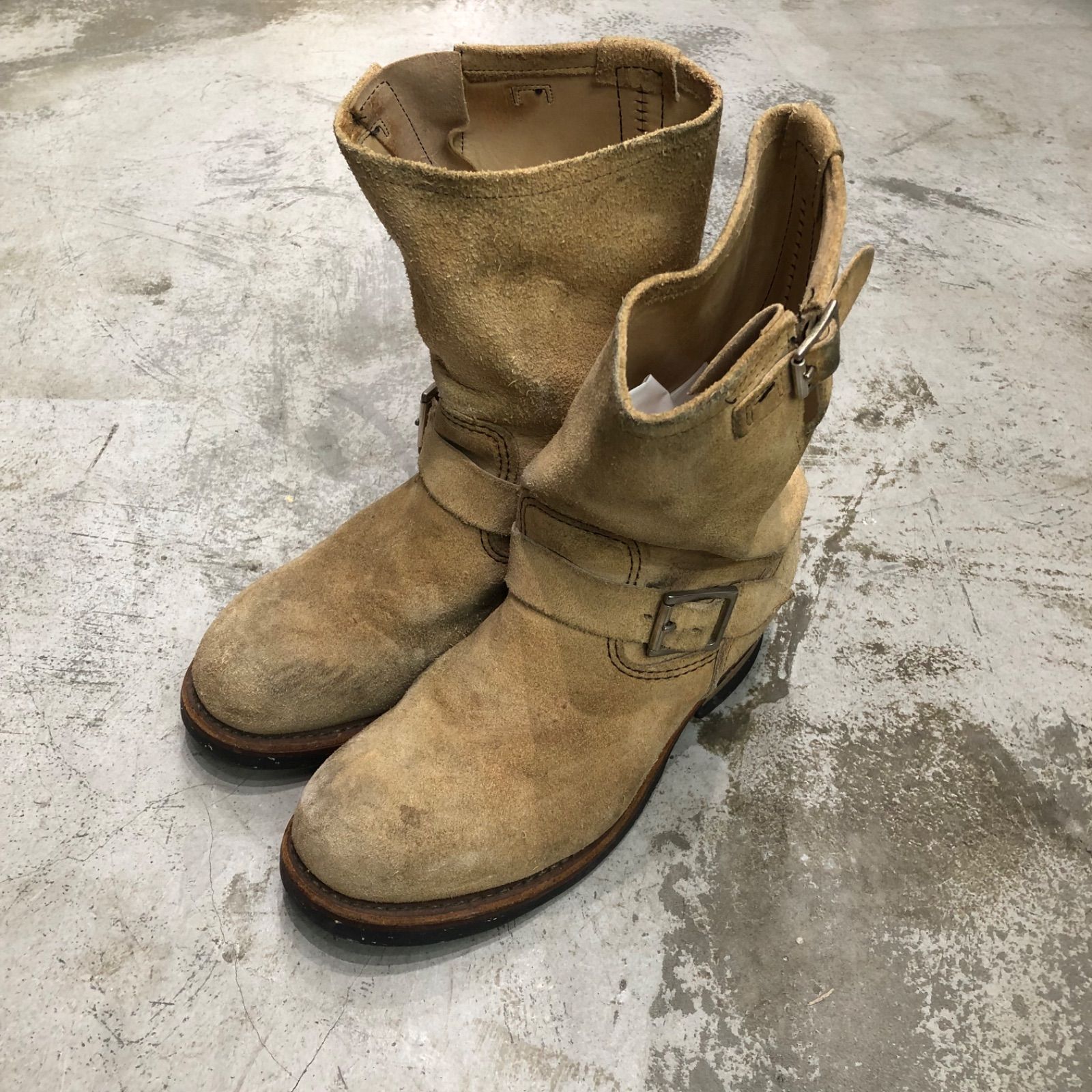 BiltBuck エンジニアブーツ ベージュ　スエード　lot329 329_I_661c6407-7b03-418b-b2da-